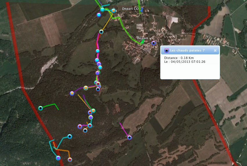 Suivit live GPS Raid INP grenoble 2013